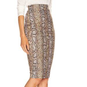 NWT Victoria Beckham snakeskin jacquard pencil skirt